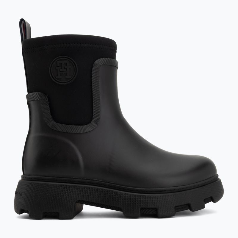 Moteriški guminiai batai Tommy Hilfiger Stamp Warm Ankle black 2