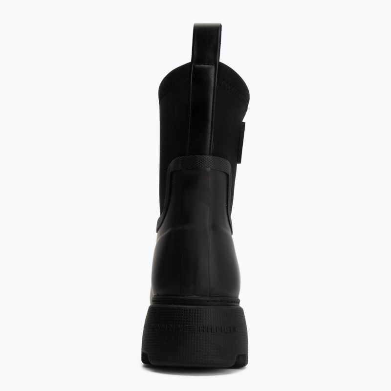 Moteriški guminiai batai Tommy Hilfiger Stamp Warm Ankle black 6