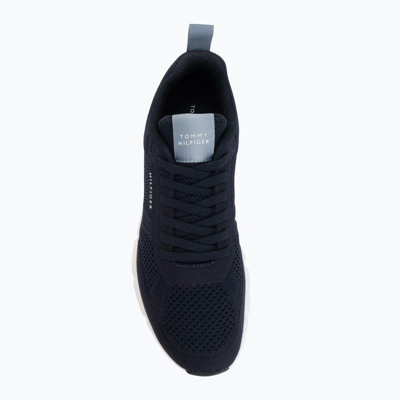 Vyriški batai Tommy Hilfiger Light Knitted navy blue 5