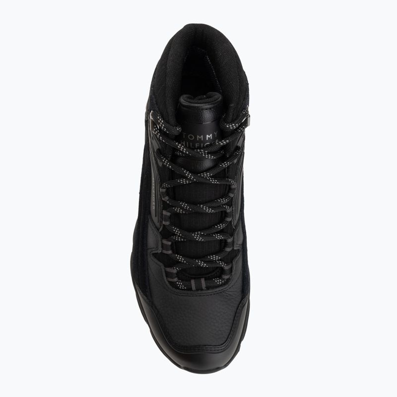 Vyriški batai Tommy Hilfiger Mix Chuk Waterproof triple black 5