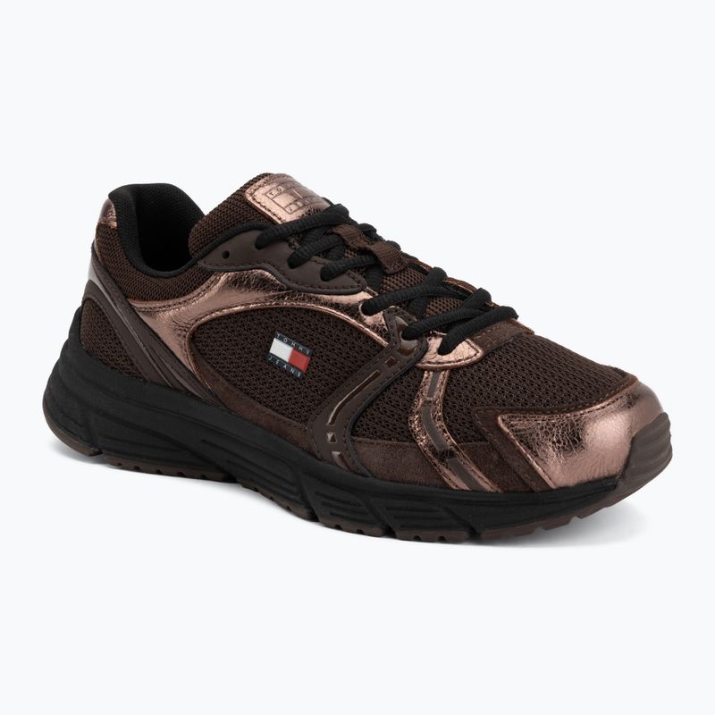 Moteriški batai Tommy Hilfiger TJW Modern Runner Metallics fondant brown