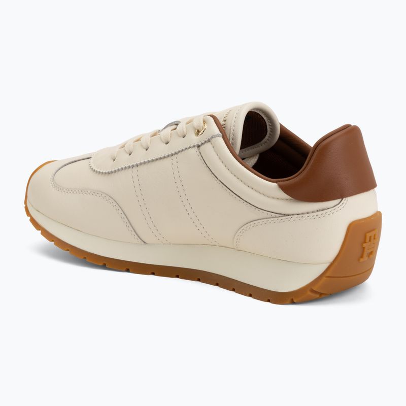 Moteriški batai Tommy Hilfiger Th Premium Casual Runner beige allover 06 3