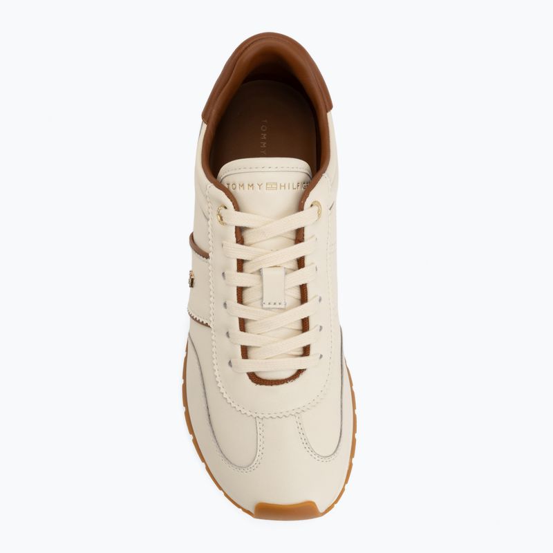 Moteriški batai Tommy Hilfiger Th Premium Casual Runner beige allover 06 5