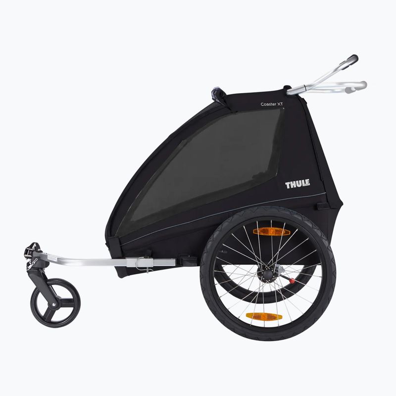 Thule Coaster XT Bike Trailer+Stroll dviračio priekaba dviems asmenims, juoda 10101810 2