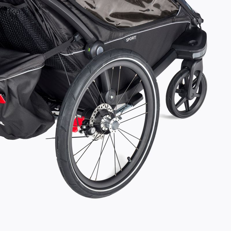 Thule Chariot Sport dviguba dviračių priekaba, juoda 10201023 4