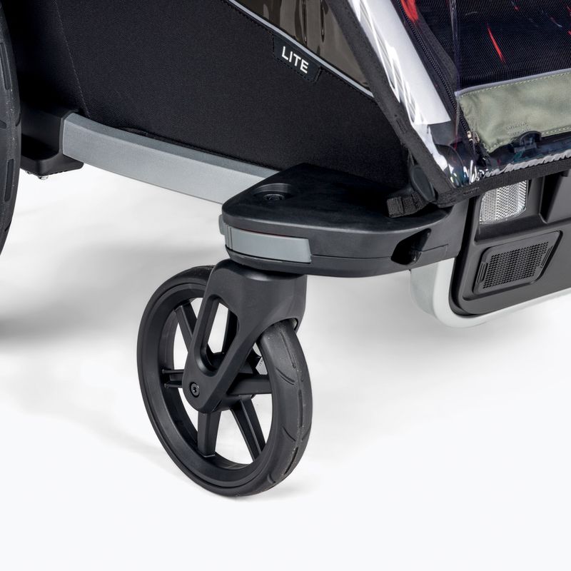 Thule Chariot Lite dviračių priekaba dviem asmenims, žalia 10203022 4