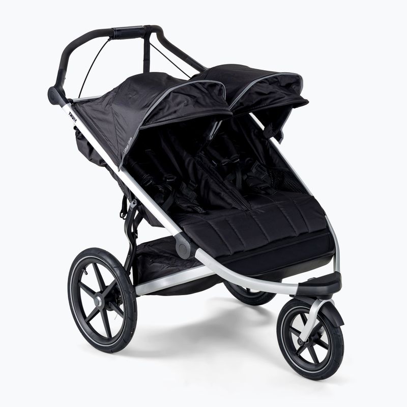 Thule Urban Glide 2 dvigubas bėgimo vežimėlis juodas 10101951