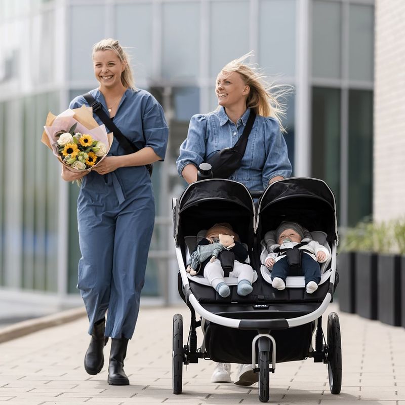 Thule Urban Glide 2 dvigubas bėgimo vežimėlis juodas 10101951 12