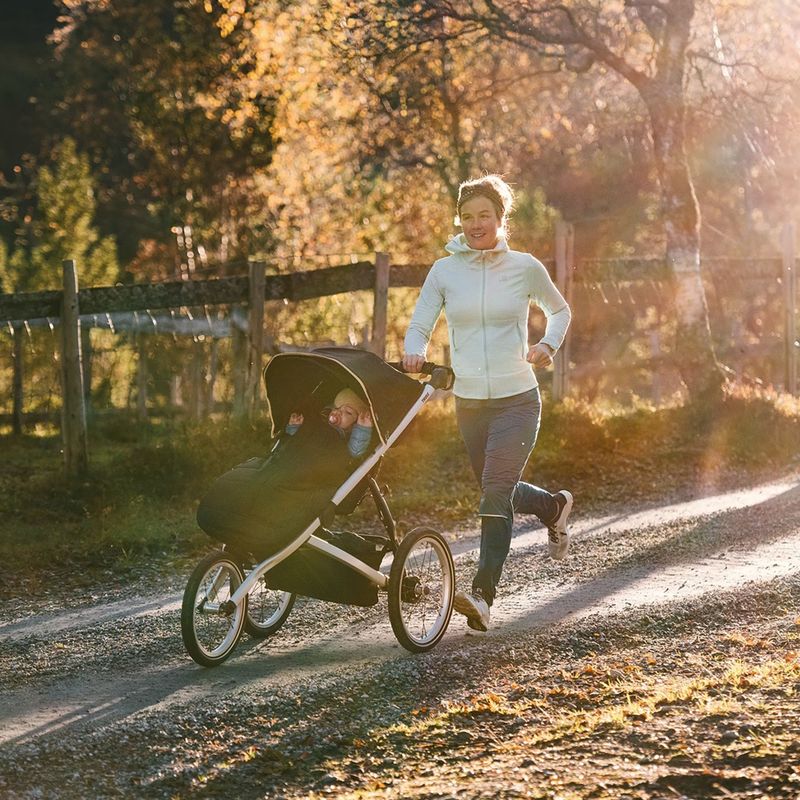 Thule Glide 2 Jet vaikiškas bėgimo vežimėlis juodos spalvos 10101952 12