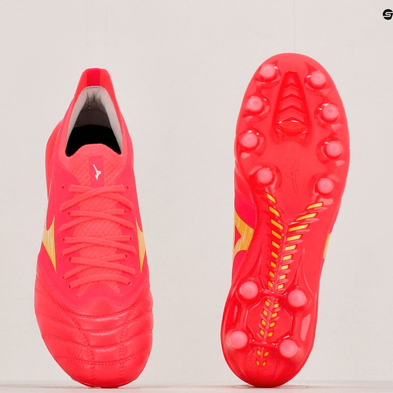 Vyriški futbolo bateliai Mizuno Morelia Neo IV Beta Elite MD flery coral2/bolt2/flery coral2 10