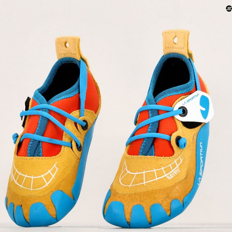 "La Sportiva" vaikiški laipiojimo bateliai Gripit yellow/flame 11