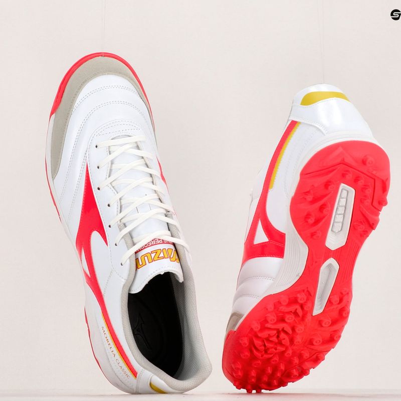 Vyriški futbolo bateliai Mizuno Morelia Sala Classic TF white/flery coral2/bolt2 9