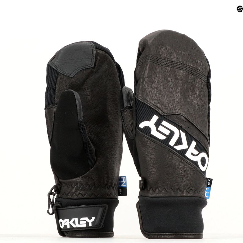 Oakley Factory žieminės pirštinės 2.0 blackout snieglenčių pirštinės 3
