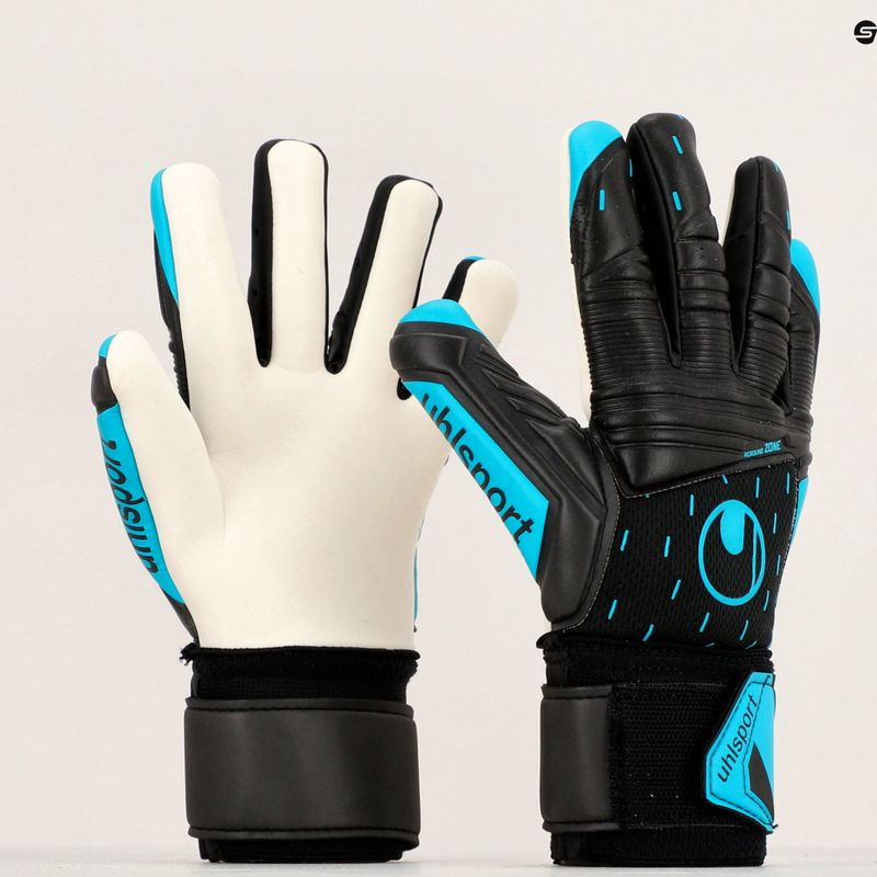 Uhlsport Classic Soft Hn Comp vartininko pirštinės juoda/mėlyna/balta 8