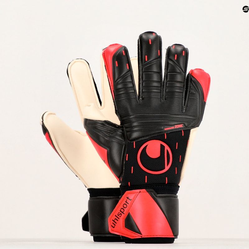 Vaikiškos vartininko pirštinės uhlsport Classic Absolutgrip juoda/raudona/balta 4