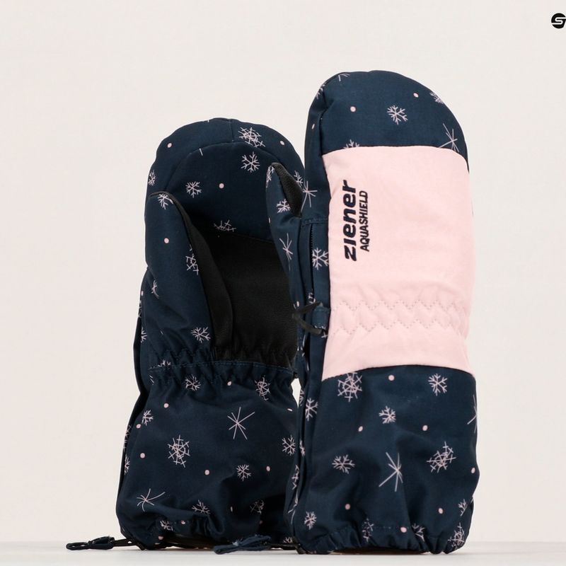 ZIENER Slidinėjimo pirštinės Levi As Minis snowcrystal print 3