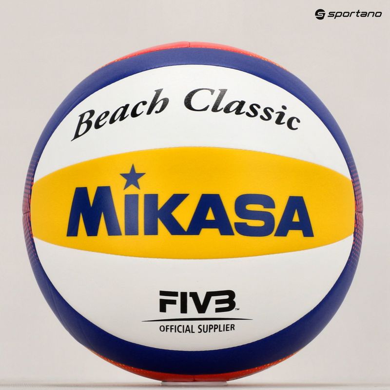 Mikasa tinklinio kamuolys BV552C baltas/mėlynas/geltonas/oranžinis 5 dydis 5