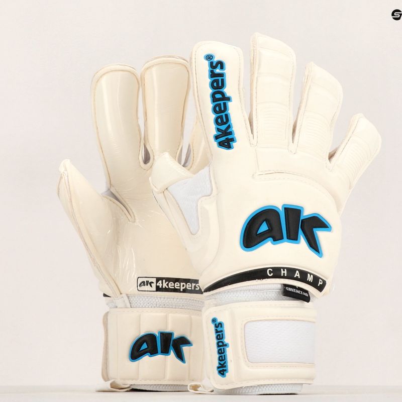 Vartininko pirštinės 4Keepers Champ AQ Contact VI baltos 5