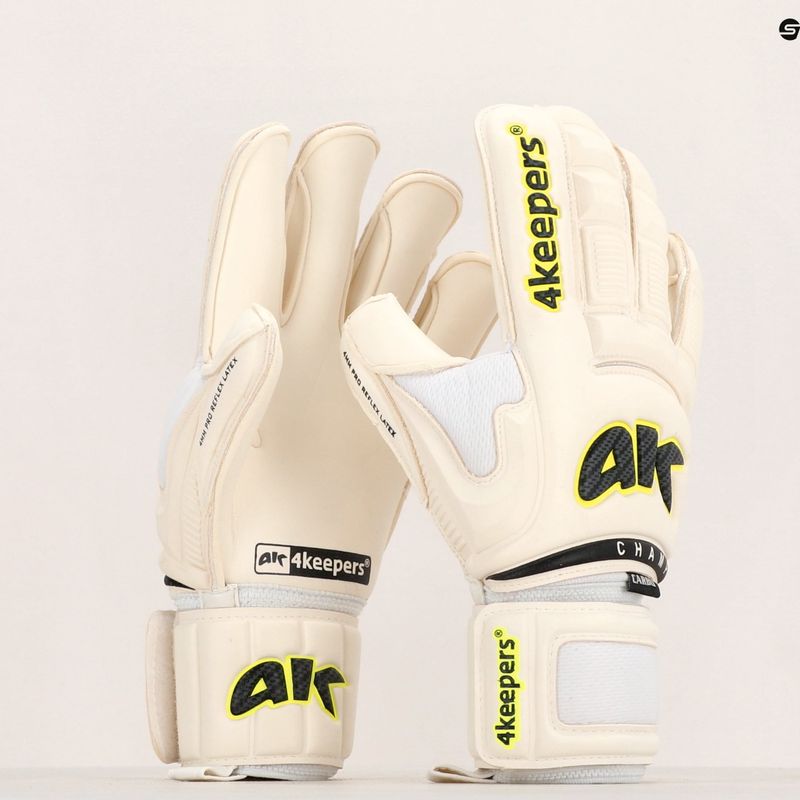 Vartininko pirštinės 4Keepers Champ Carbo VI baltos 11