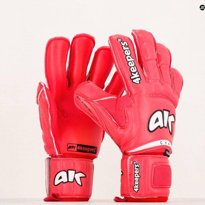 Vartininko pirštinės 4Keepers Champ Colour Red VI raudonos 5