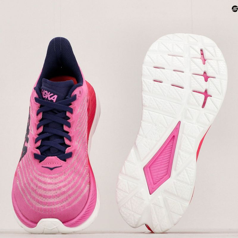 Moteriški bėgimo bateliai HOKA Mach 5 raspberry/strawberry 10
