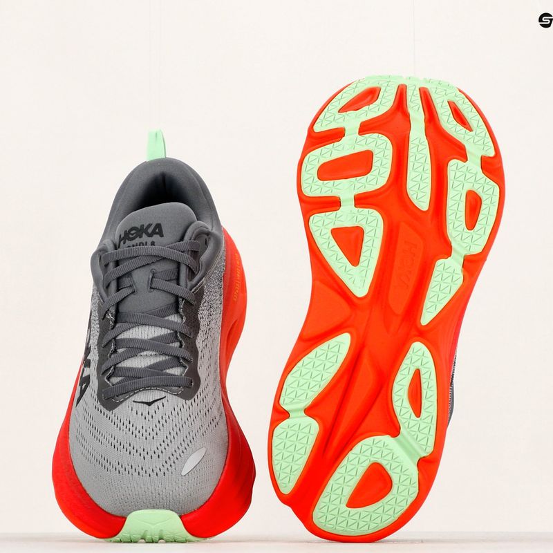HOKA Bondi 8 castlerock/flame bėgimo bateliai vyrams 8
