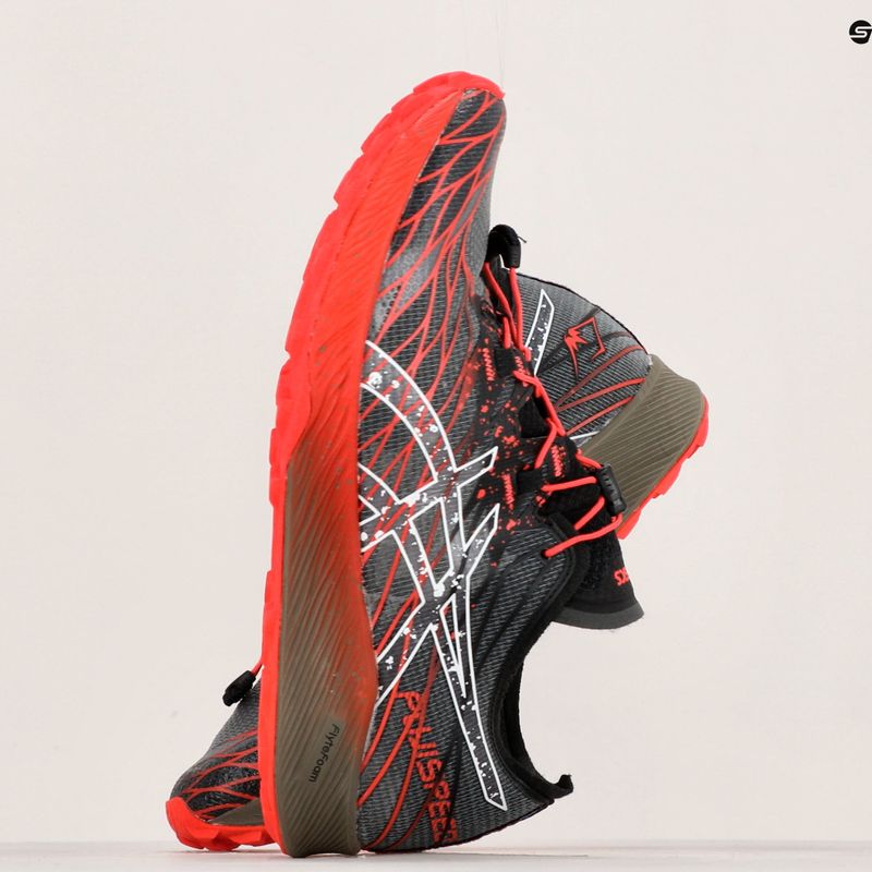 ASICS vyriški bėgimo bateliai Fujispeed black/cherry tomato 15