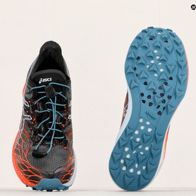 ASICS moteriški bėgimo bateliai Fujispeed black/nova orange 14