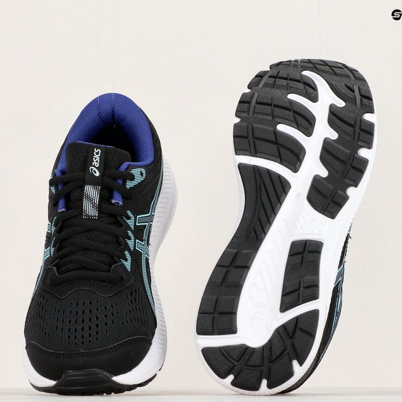 ASICS Gel-Contend 8 moteriški bėgimo bateliai black/aquarium 14