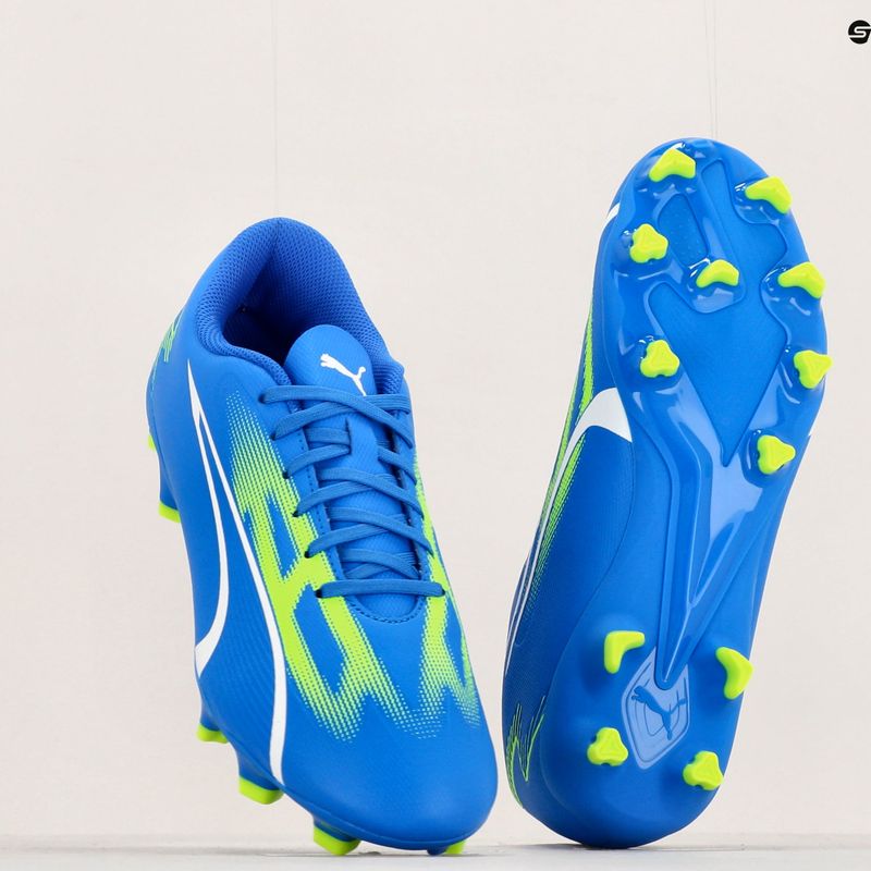 Vyriški futbolo bateliai PUMA Ultra Play FG/AG ultra blue/puma white/pro green 17