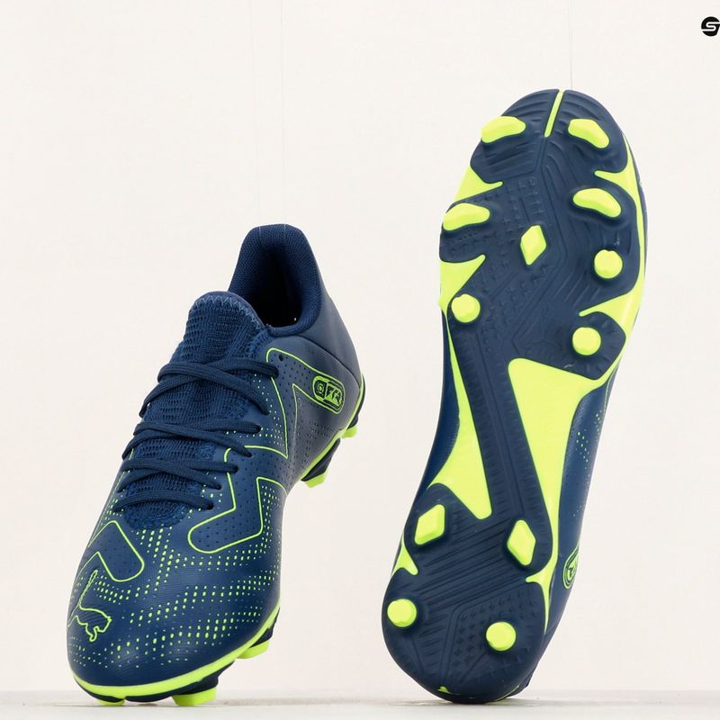 Vyriški futbolo bateliai PUMA Future Play FG/AG persian blue/pro green 17