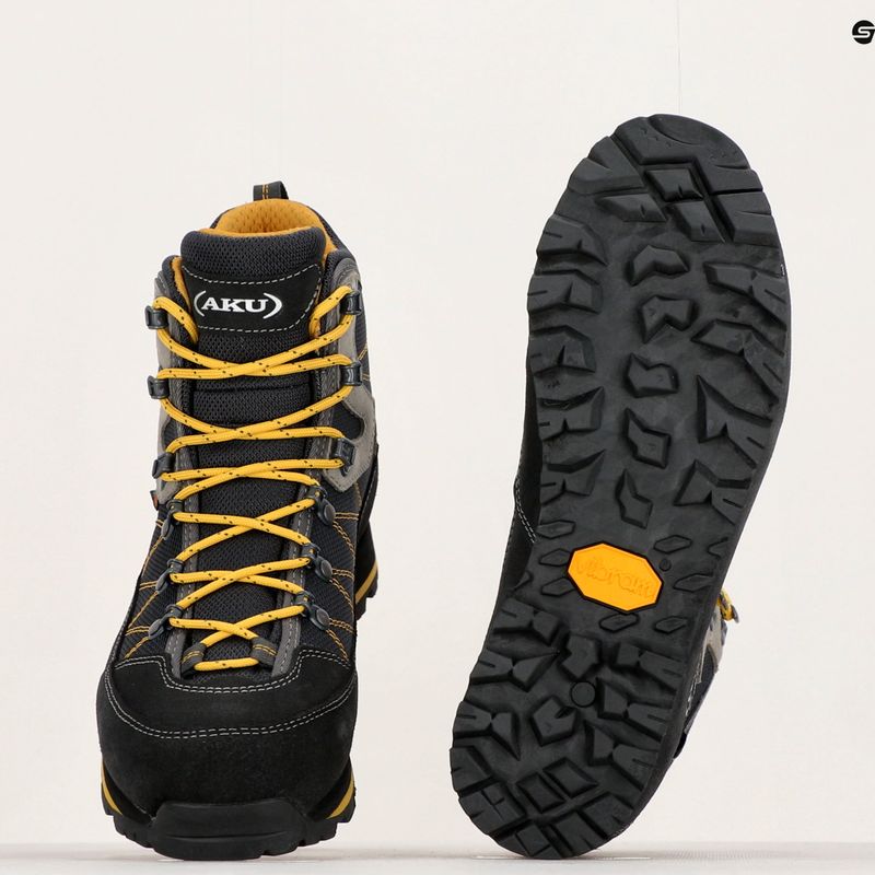 AKU Trekker Lite III GTX anthracite/mustard vyriški trekingo batai 9