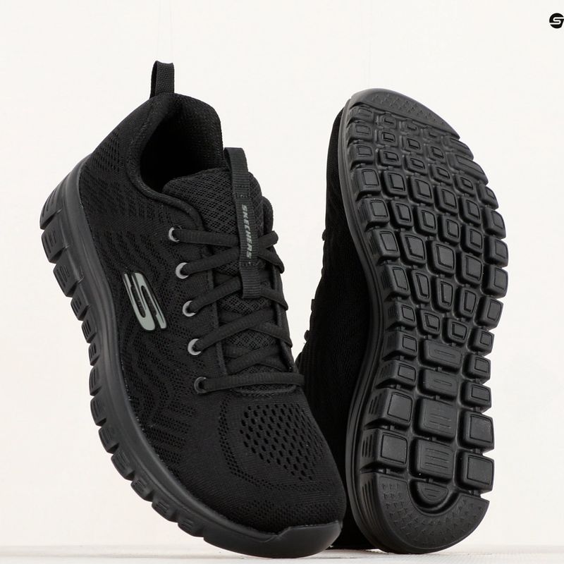 Moteriški treniruočių bateliai SKECHERS Graceful Get Connected black 13