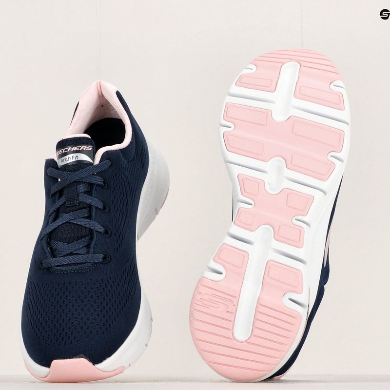 Moteriški treniruočių bateliai SKECHERS Arch Fit Big Appeal navy/pink 14