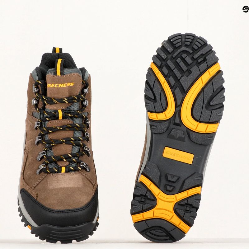 SKECHERS Relment Pelmo chaki spalvos vyriški trekingo batai 13