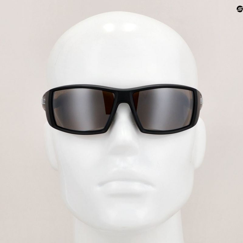 Bliz Drift Polarized S3 matiniai juodos/rudos spalvos sidabriniai veidrodiniai dviratininko akiniai 9