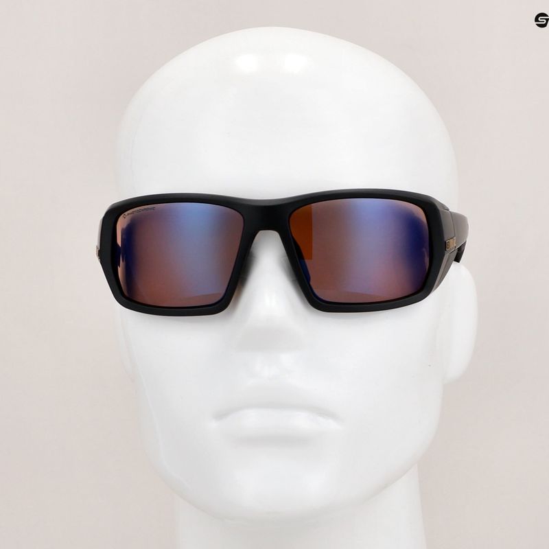 Bliz Peak Nano Optics Photochromic S2-S4 matiniai juodi/rudi mėlyni daugiafunkciniai dviračių akiniai 11