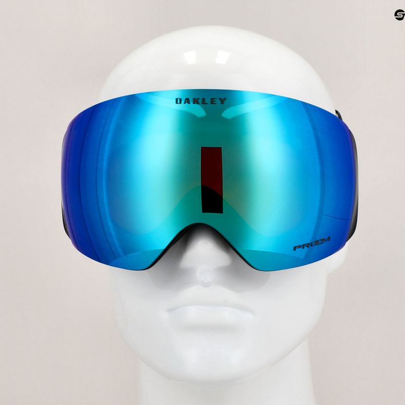 "Oakley Flight Deck" matiniai juodi/prizm argon iridium slidinėjimo akiniai 10