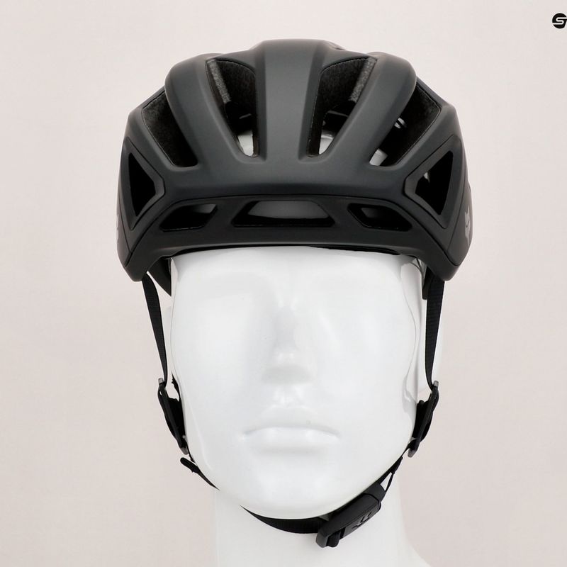 "Fox Racing Crossframe Pro" matinės juodos spalvos dviratininko šalmas 15