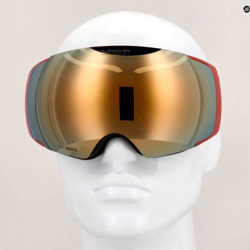 Snieglenčių akiniai Quiksilver Greenwood S3 black redwood/clux gold mi 10