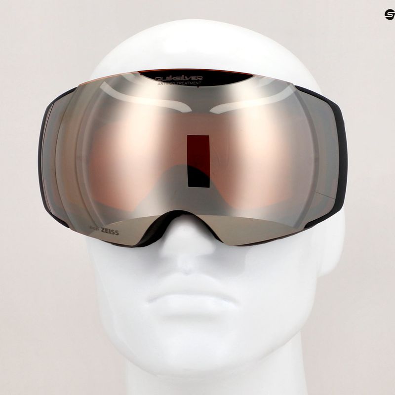 Snieglenčių akiniai Quiksilver Greenwood S3 black/clux mi silver 12