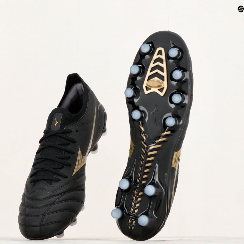 Vyriški futbolo bateliai Mizuno Morelia Neo IV Beta Elite MD black/gold/black 10