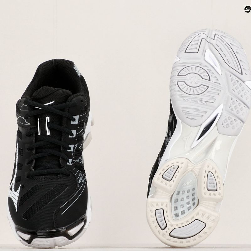 Vyriški tinklinio bateliai Mizuno Wave Voltage black / silver 10