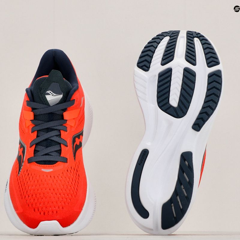 Moteriški bėgimo bateliai Saucony Ride 15 vizi red/night 10