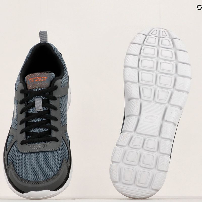 SKECHERS Track Scrolic vyriški treniruočių bateliai charcoal/black 14