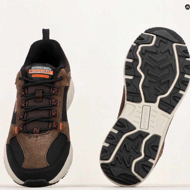 Vyriški žygio batai SKECHERS Oak Canyon chocolate/black 14