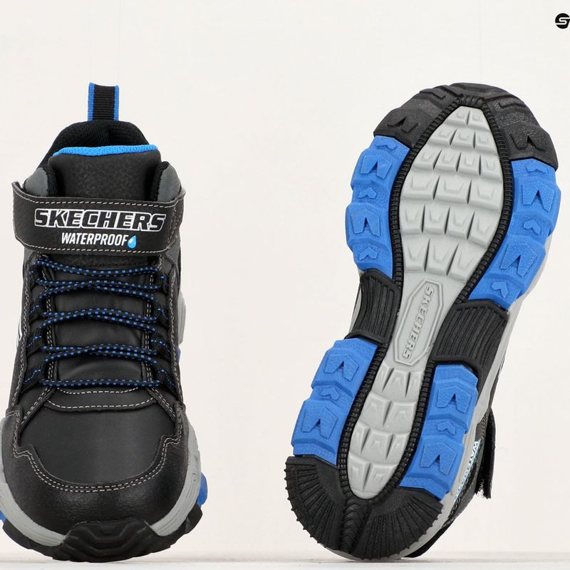 SKECHERS vaikiški trekingo batai Drollix Venture Rush black/royal 14