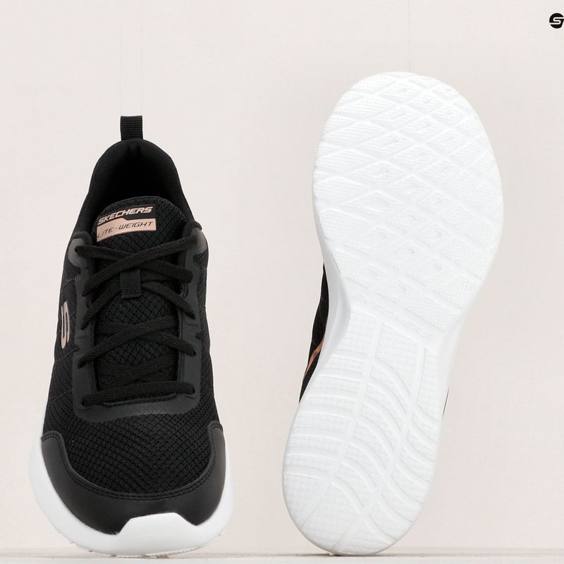 Moteriški treniruočių bateliai SKECHERS Skech-Air Dynamight The Halcyon black/rose gold 14
