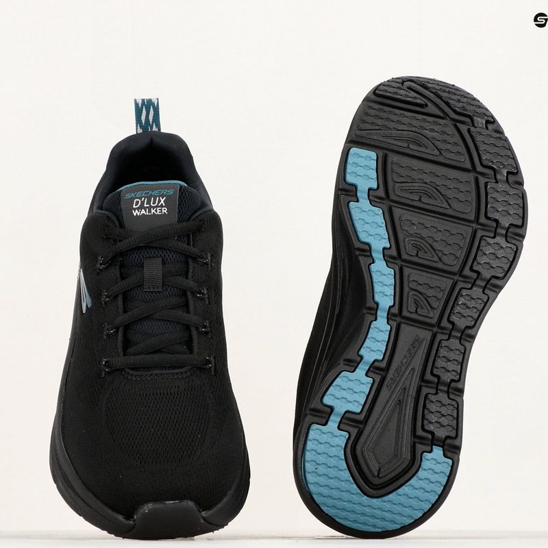 SKECHERS vyriški D'Lux Walker Get Oasis black/teal batai 12