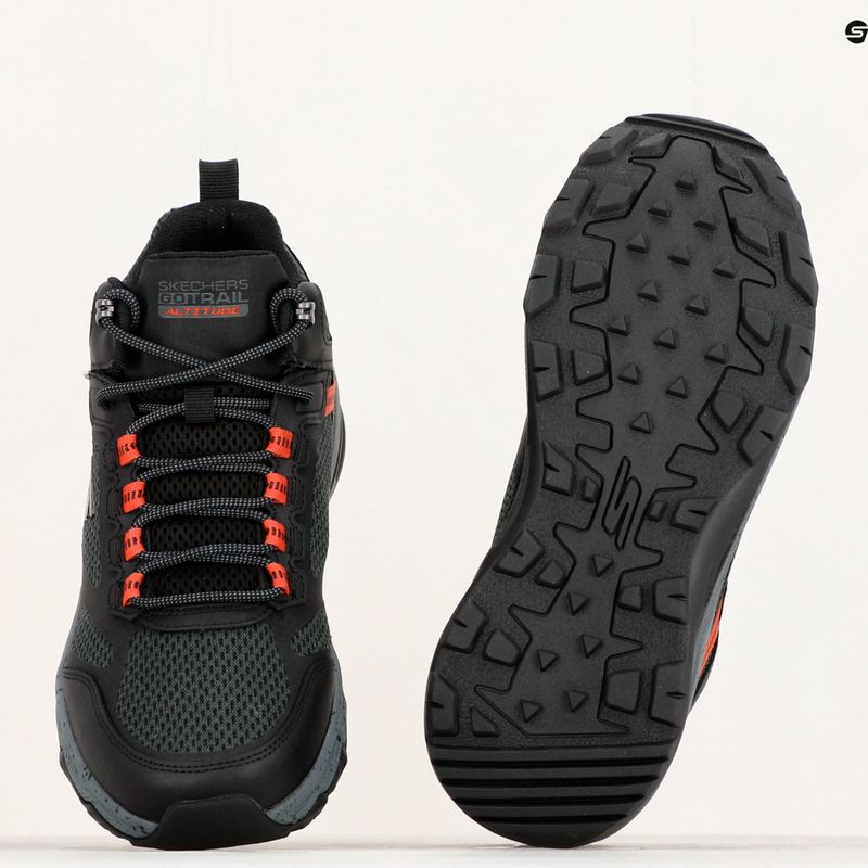 Vyriški SKECHERS Go Run Trail Altitude Element black/charcoal bėgimo bateliai 13